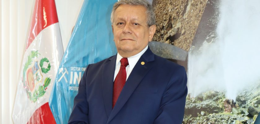 Luis Chirif, presidente del Instituto Geológico, Minero y Metalúrgico (INGEMMET)