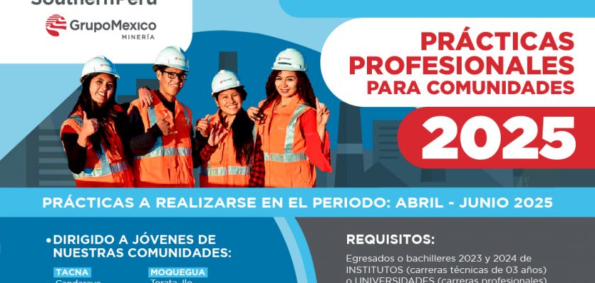 PRÁCTICAS PROFESIONALES 2025 SOUTHERN PERU