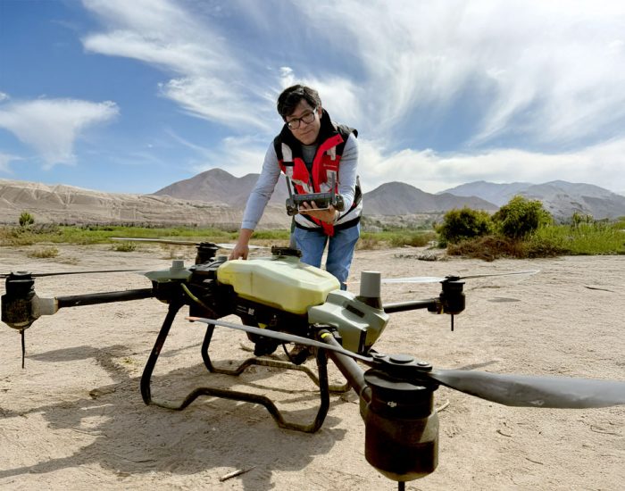 Anglo American modernización agrícola en Moquegua con drones