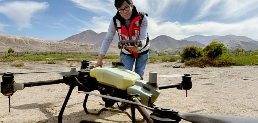 Anglo American modernización agrícola en Moquegua con drones