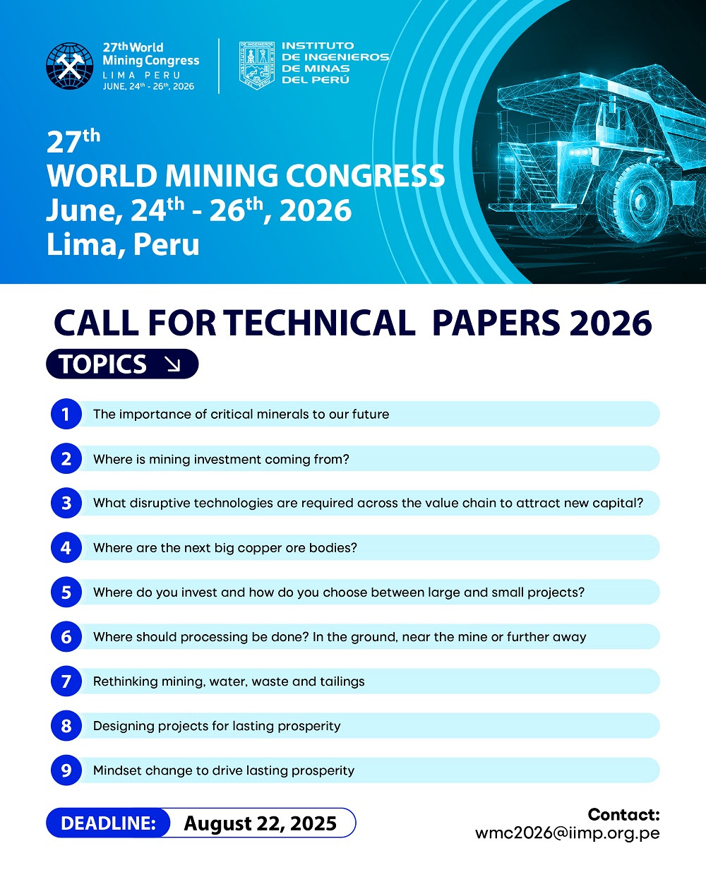 CALL FOR TECHNICAL PAPER (WMC 2026)