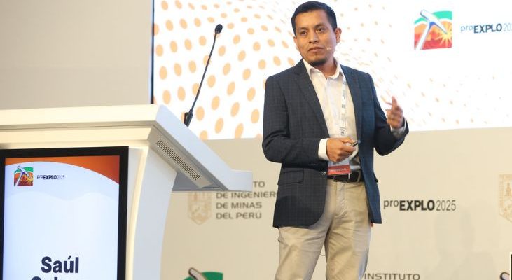 Saúl Gálvez, geólogo del equipo de First Quantum