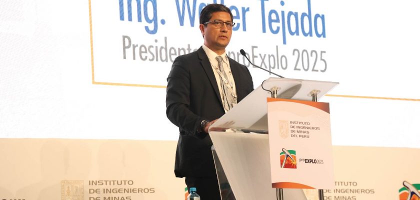 Walter Tejada, geólogo y presidente del comité organizador de proEXPLO 2025