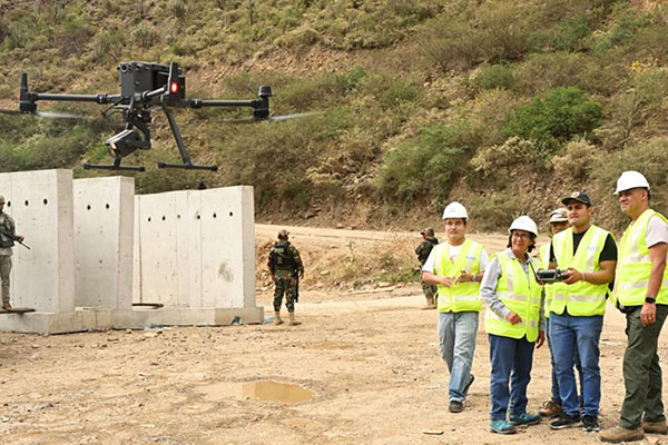 drones de última tecnología con la minería ilegal