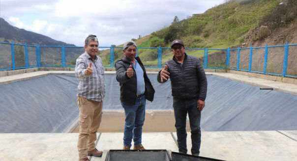 Antamina sistemas de riego en San Marcos