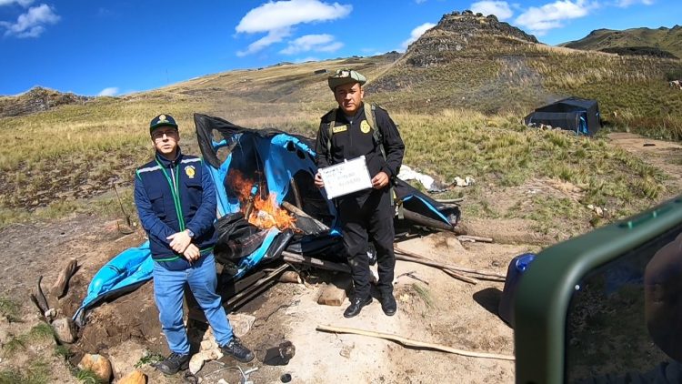 minería ilegal en La Libertad