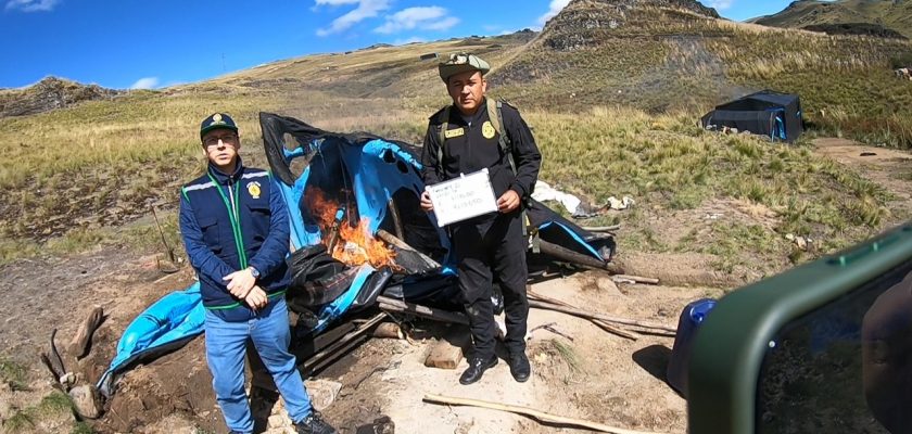 minería ilegal en La Libertad