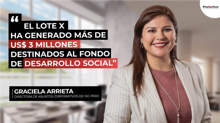 Graciela Arrieta, directora de Asuntos Corporativos en OIG Perú