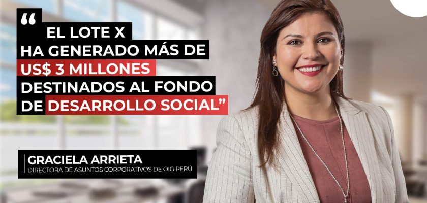 Graciela Arrieta, directora de Asuntos Corporativos en OIG Perú