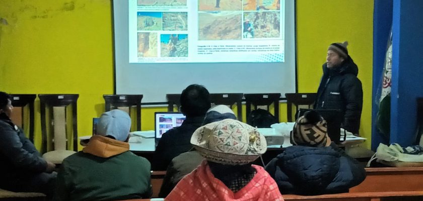 Ingemmet culmina actividades en el ANAP Condori