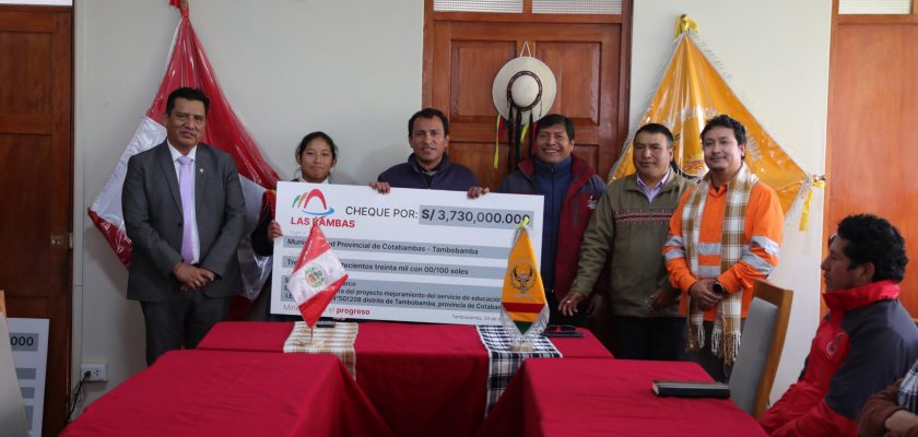 Las Bambas proyectos de desarrollo Tambobamba