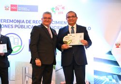 MINAM otorgó reconocimiento a entidades públicas