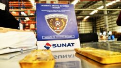 SUNAT intervino 720 kilos de oro ilegal valorizados en más de 174 millones de soles