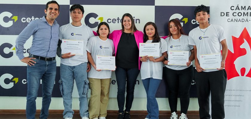 Cámara de Comercio Canadá Perú programa de becarios con CETEMIN