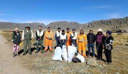 Pan American Silver Huarón realiza campaña de limpieza en el Santuario Nacional de Huayllay