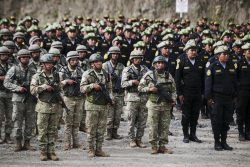 Fuerzas armadas desplegadas en Pataz