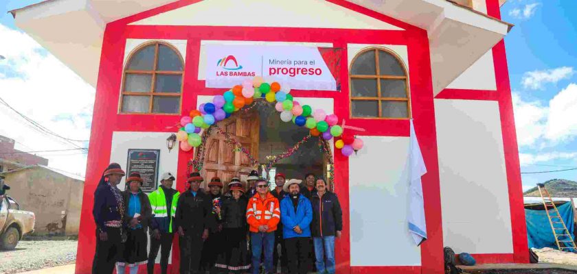 Las Bambas entrega capilla a la comunidad de Pumamarca