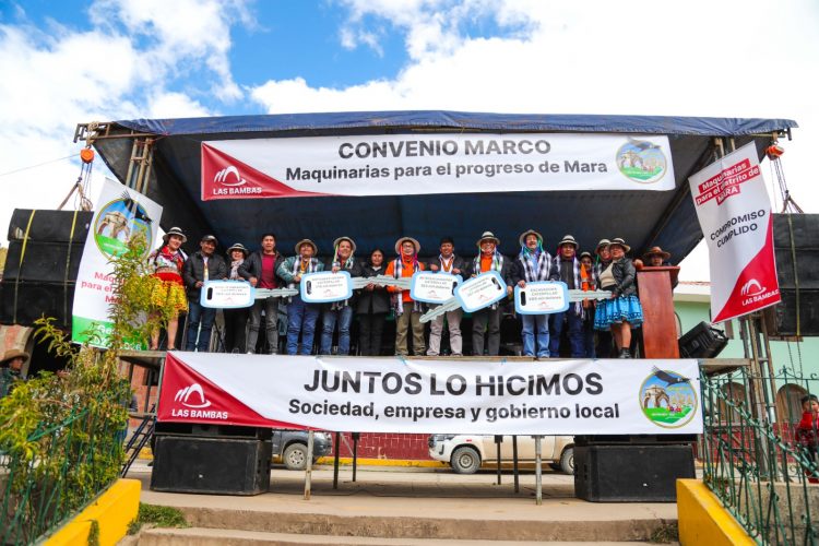 Las Bambas entrega maquinaria