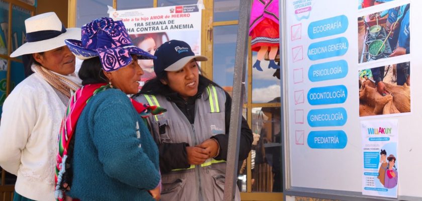 Minera Bateas realiza campaña de salud