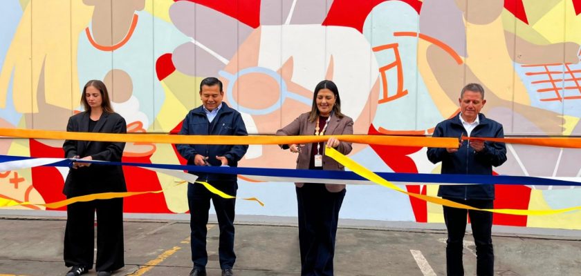Primax inaugura mural artístico que purifica el aire y reduce nivel de contaminación
