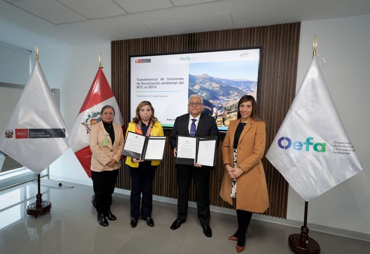 transferencia de funciones en materia de fiscalización ambiental del MTC al OEFA