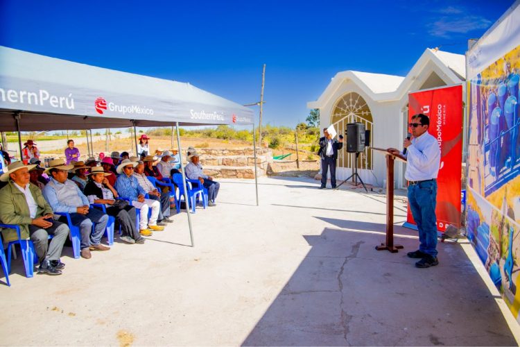 Southern Perú garantiza agua potable para familias en Torata
