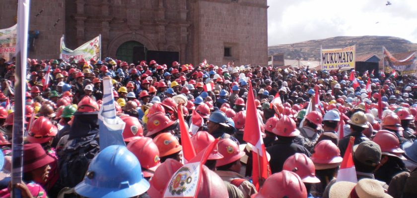 paro de mineros informales