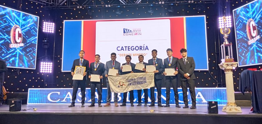 Equipo UNI bicampeón del Concurso Nacional de Rescate Minero