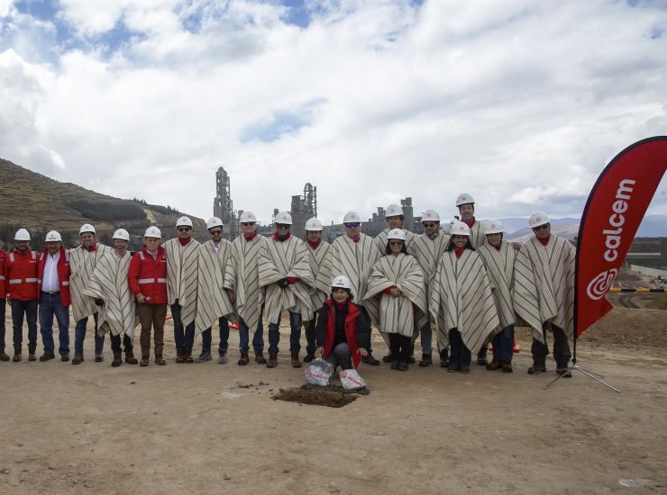 Grupo UNACEM y Calidra inician construcción de planta de cal