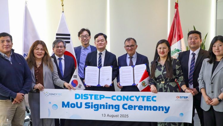 Perú y Corea del Sur firman convenio para impulsar proyectos de ciencia y tecnología