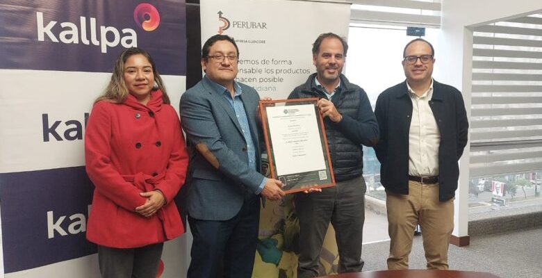 Perubar reconocida con la certificación I-REC