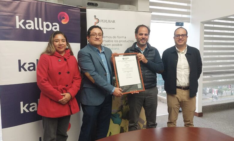 Perubar reconocida con la certificación I-REC