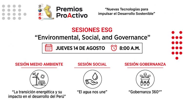 (Premios ProActivo 2025) Sesiones ESG