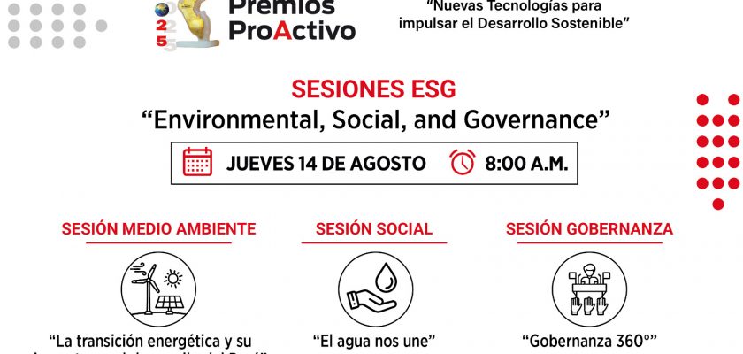 (Premios ProActivo 2025) Sesiones ESG