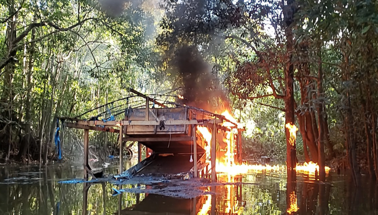minería ilegal en el río Nanay