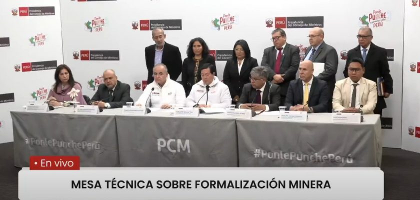 mesa técnica sobre formalicación minera