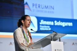 La presidente de PERUMIN 37, Jimena Sologuren