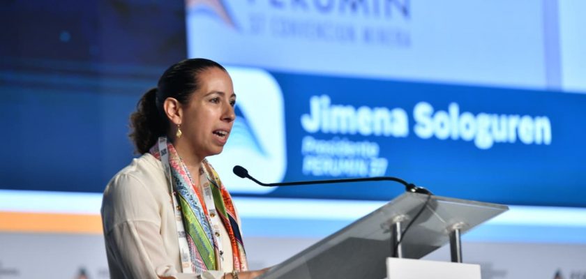 La presidente de PERUMIN 37, Jimena Sologuren