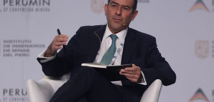 Eduardo Landin, CEO de la empresa minera Hochschild