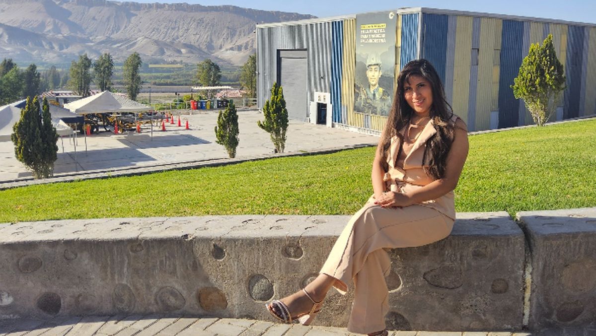 Anyela Vega Quispe, becaria del Pronabec que llevará experiencias al PERUMIN