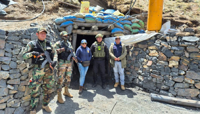 operativo contra la minería ilegal en La Libertad