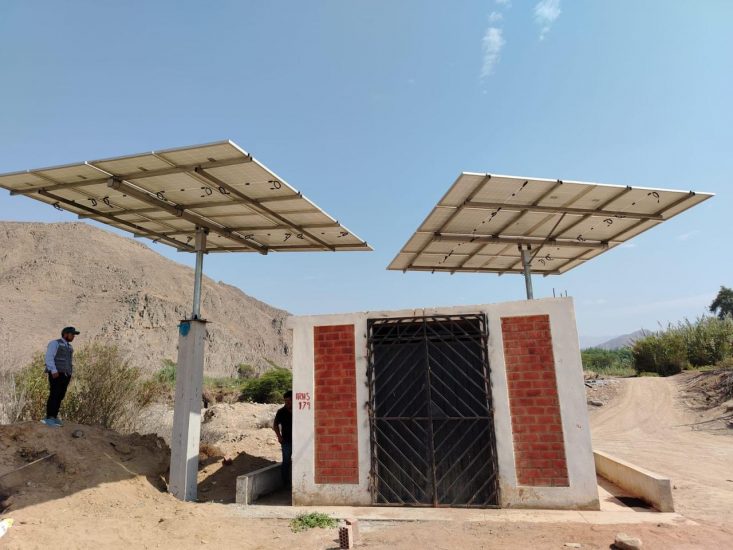 panel solar, energía renovable en el Valle de Topará