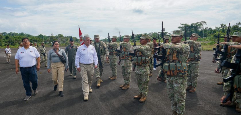supervisión contra la minería ilegal en frontera con Ecuador