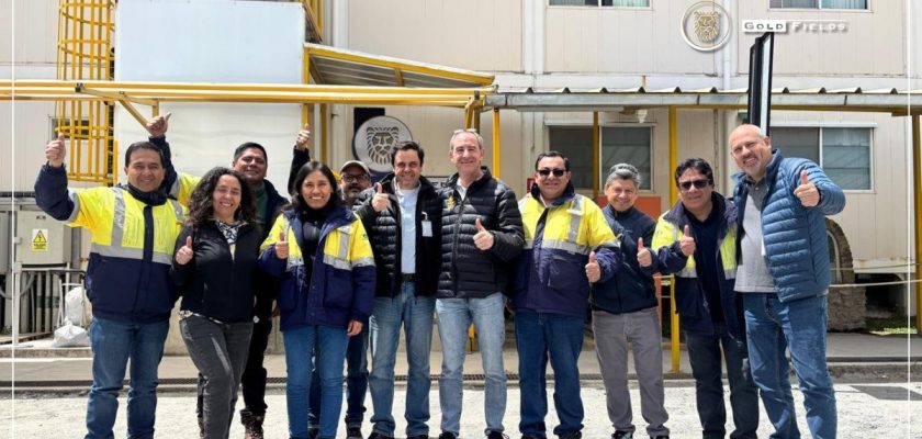visita a Cerro Corona, Gold Fields
