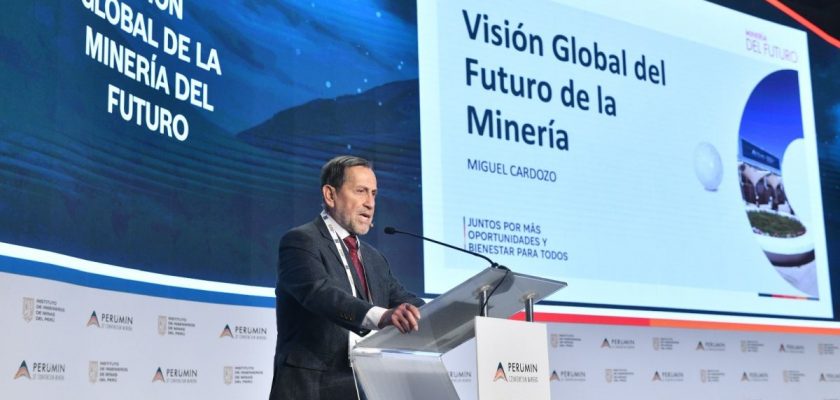 El vicepresidente de Minería del Futuro de PERUMIN 37, Miguel Cardozo