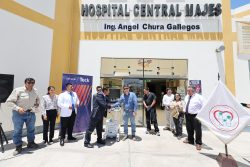 Teck Zafranal: Entrega de ecógrafo