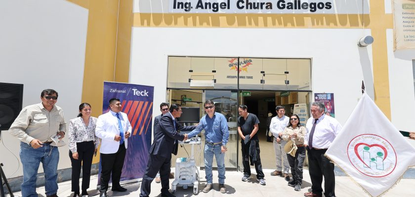 Teck Zafranal: Entrega de ecógrafo