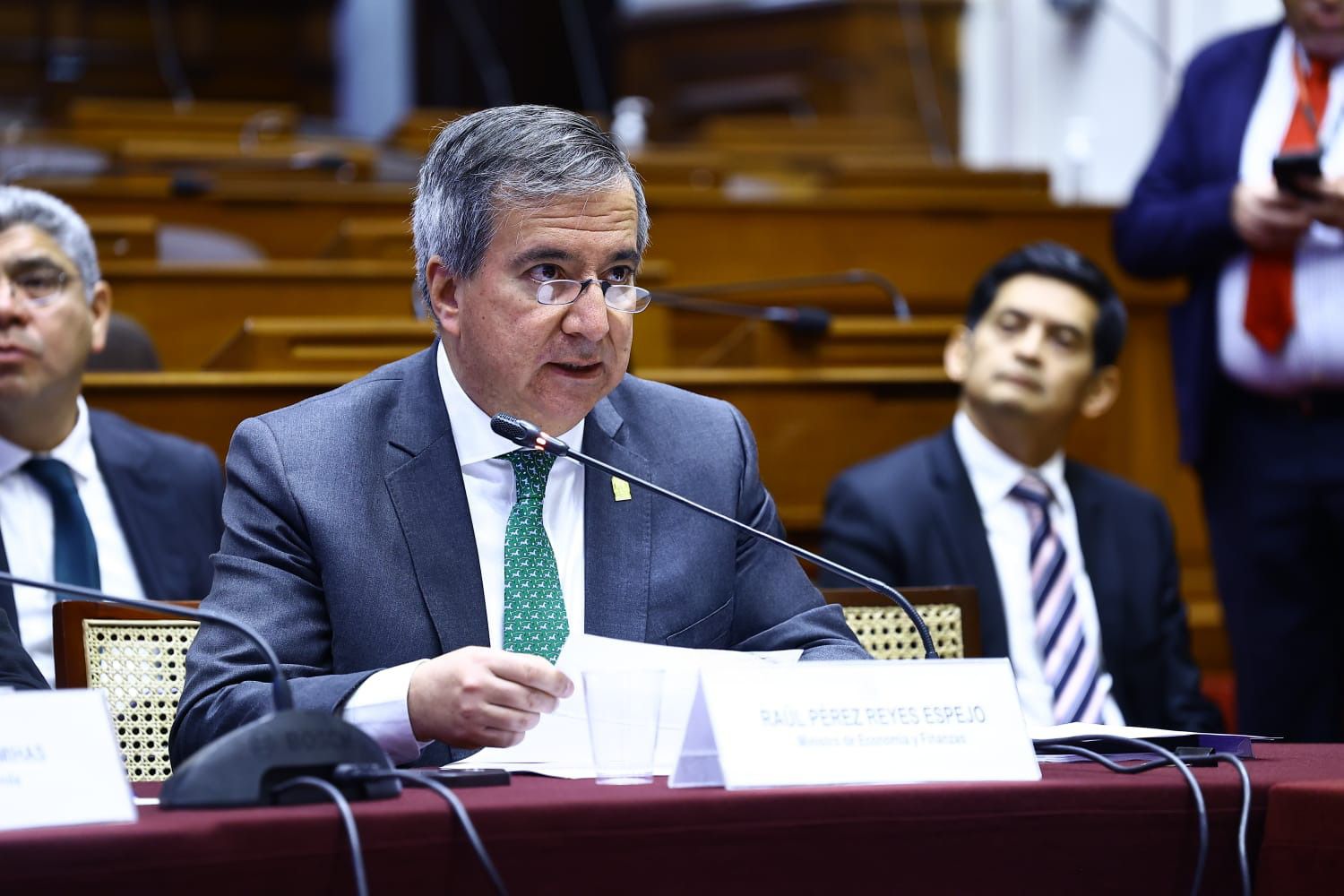Ministro Raúl Pérez Reyes