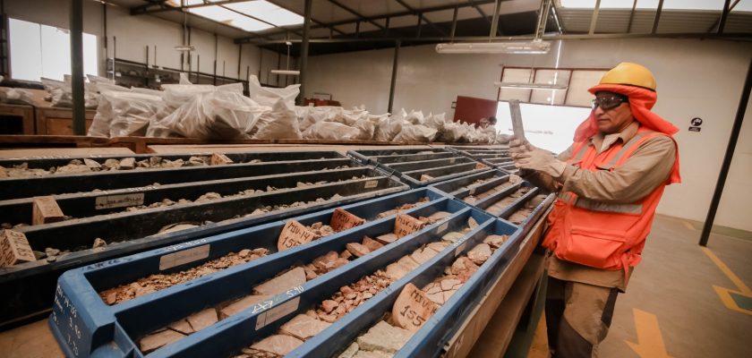 Producción minera en Perú