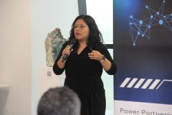 Rebeca Ampudia en el Perú Tech Week 2025